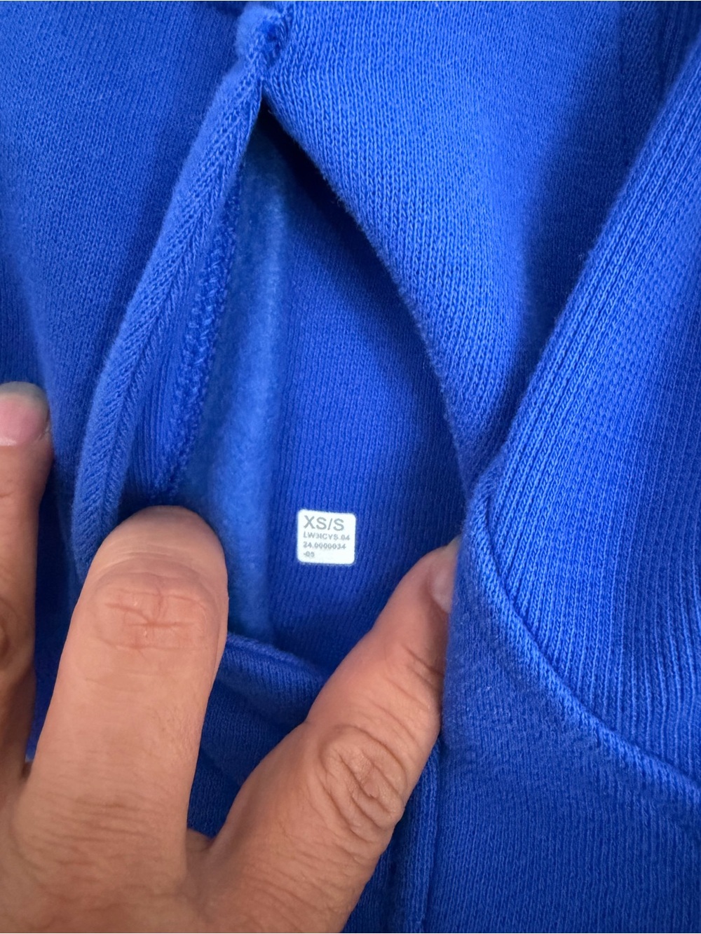 Lululemon Blue Quarter-Zip Pullover hoodie women’s size XS/Small - Picture 4 of 4